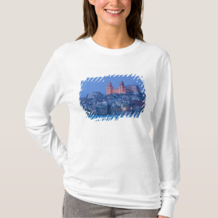 Camiseta Italia, Sicilia, Cefalù, Vista con Duomo desde