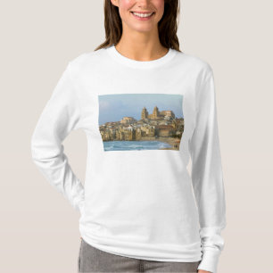Camiseta Italia, Sicilia, Cefalù, Vista con Duomo desde 2