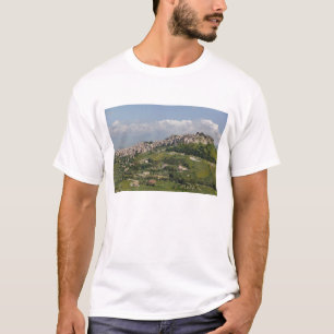 Camiseta Italia, Sicilia, Enna, Calascibetta, Vista de la m