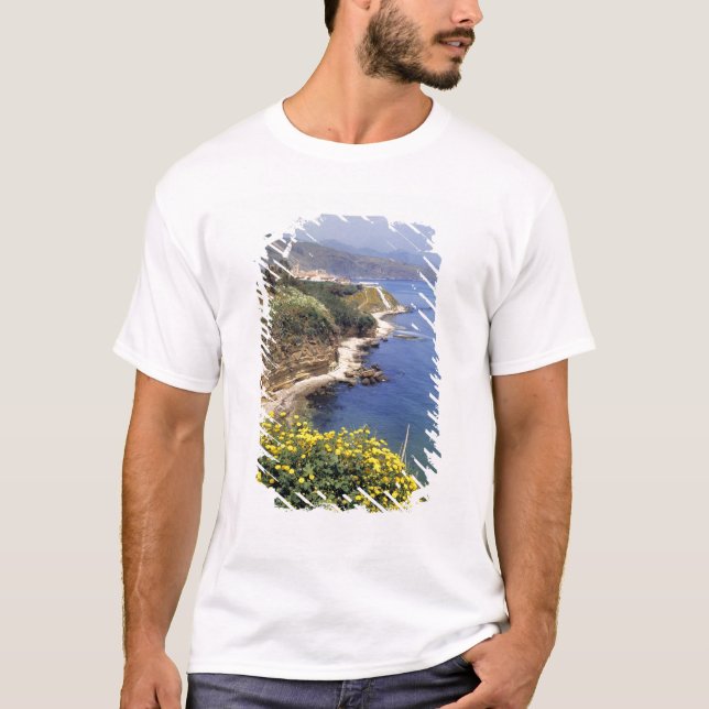 Camiseta Italia, Sicilia. La costa norte de Sicilia (Anverso)