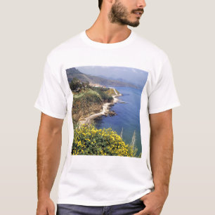Camiseta Italia, Sicilia. La costa norte de Sicilia en
