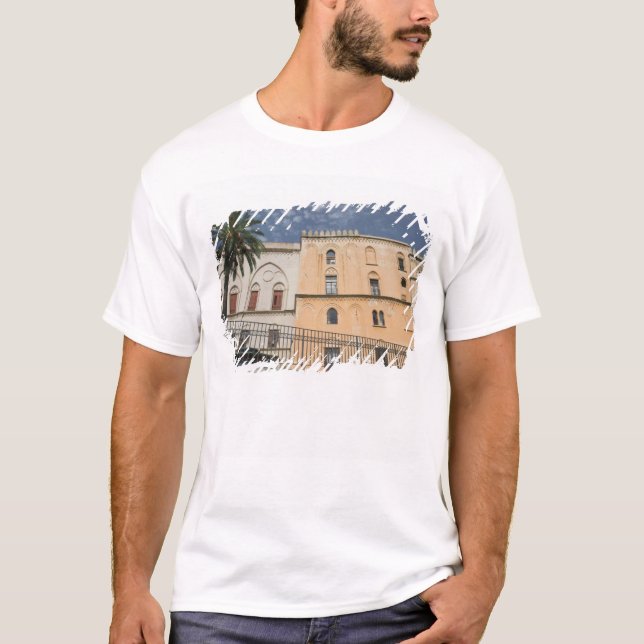 Camiseta Italia, Sicilia, Palermo, Palazzo dei Normanni (Anverso)