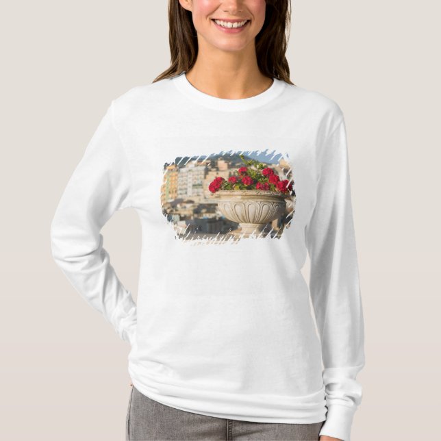 Camiseta Italia, Sicilia, Termini Imerese, View & Flowers (Anverso)