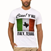 ¡Italia, Texas Ciao! Bandera italiana de Y'all Tri