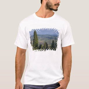 Camiseta Italia, Toscana, Montepulciano. Vista de la