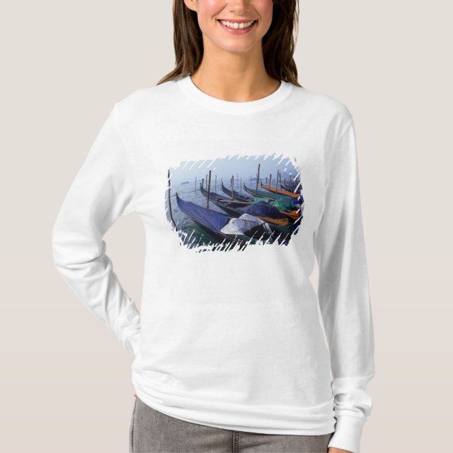 Camiseta Italia, Venecia. Gondolas. (Anverso)