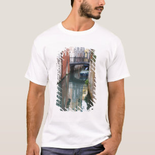 Camiseta Italia, Venecia, reflejos y pequeño puente de