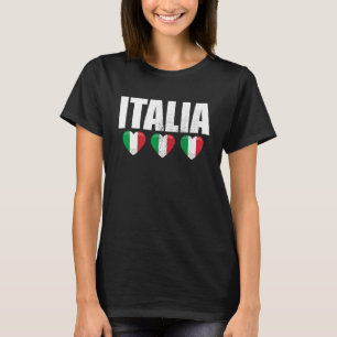 Camiseta Italia Vintage Bandera Italiana Italia