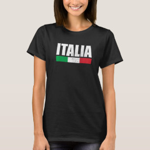 Camiseta Italia Vintage Bandera Italiana Italia