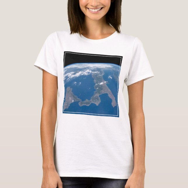 Camiseta Italia Y Su Isla Sicilia. (Anverso)