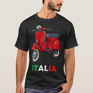 Camiseta Italian Biker Bike Rider Motorcycle Love Italy Sco
