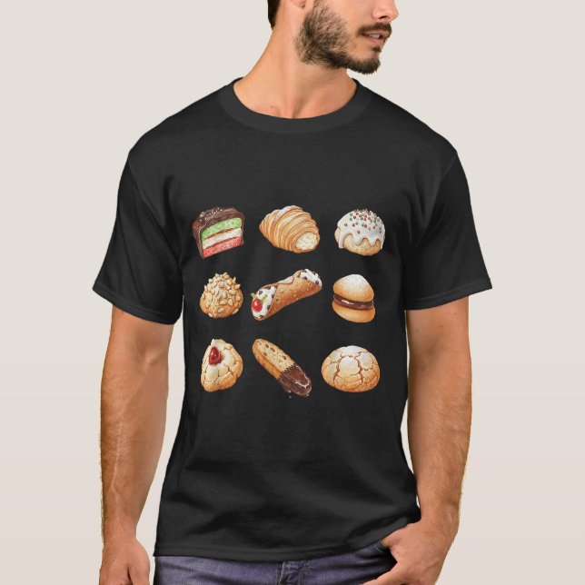 Camiseta Italian Christmas Cookie Xmas Holiday Men Women Ki (Anverso)