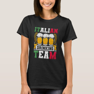 Camiseta Italian Drinking Team Beer Day