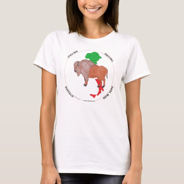 Camiseta Italian Festival Standing Buffalo Long Sleeve (Anverso)