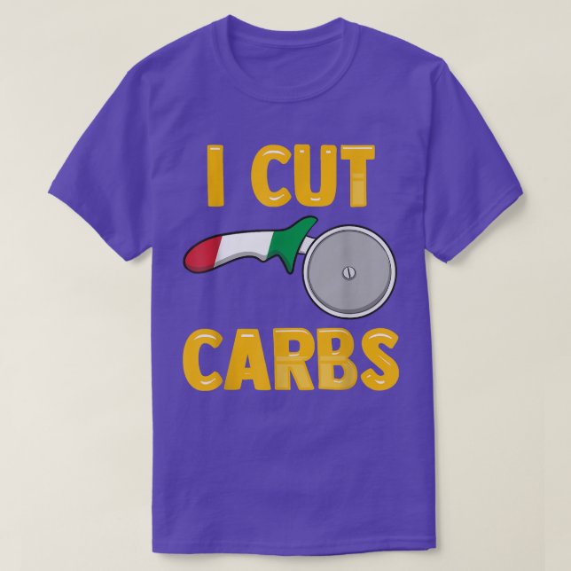 Camiseta Italian Fitness Routine I Cut Carbs Funny Pizza Lo (Diseño del anverso)