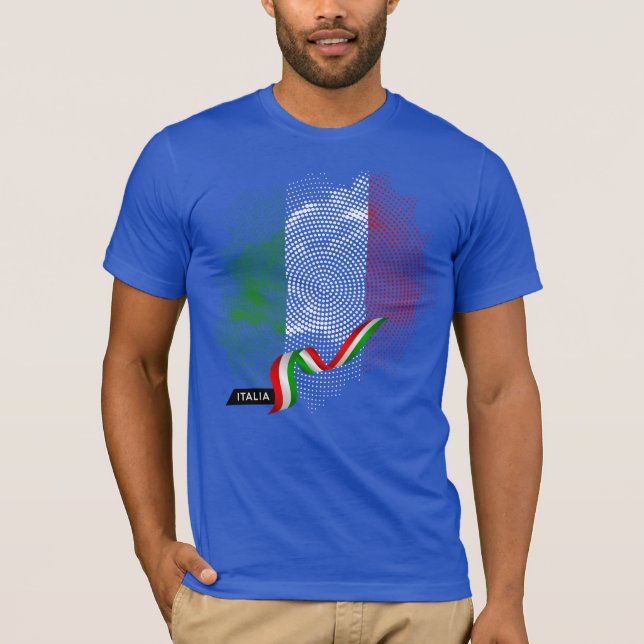 Camiseta Italian flag (Anverso)