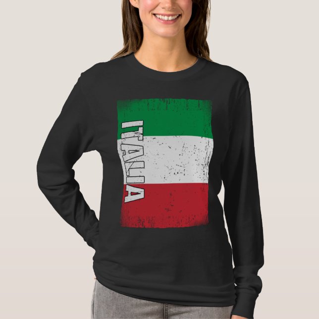 Camiseta Italian Flag Italy (Anverso)