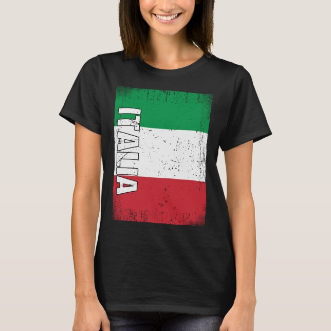 Camiseta Italian Flag Italy (Anverso)
