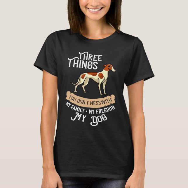 Camiseta Italian Greyhound Dog  Puppies Owner (Anverso)
