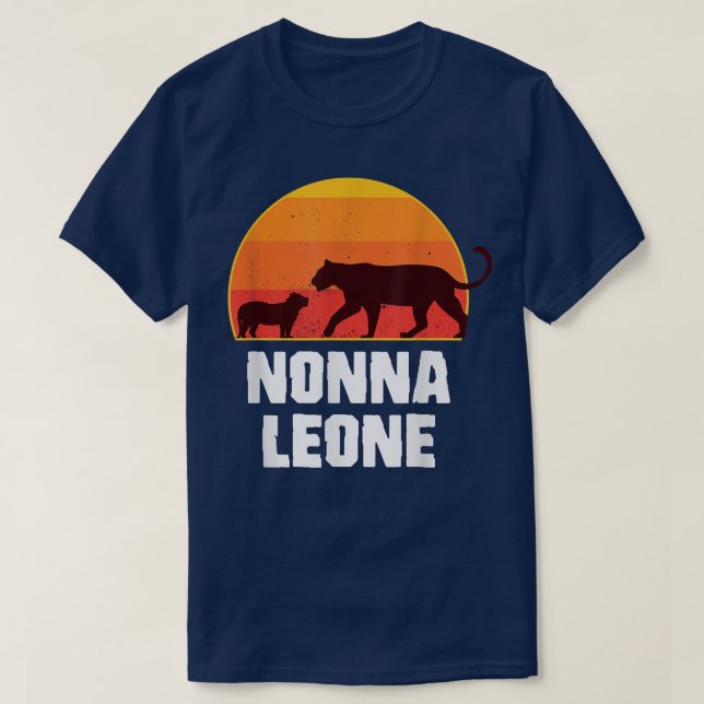 Camiseta Italian Lion Grandma  Mother's Day  Nonna Leone  (Diseño del anverso)