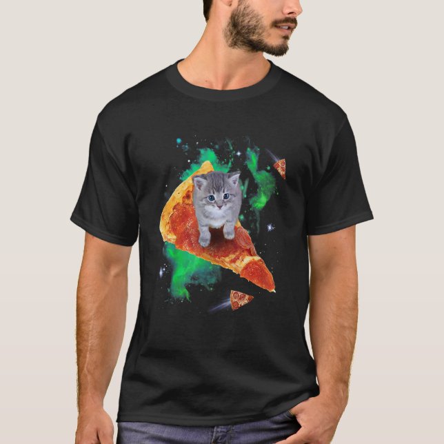Camiseta Italian Pizza Pie Cat Lover Cat Whisperer Animal P (Anverso)