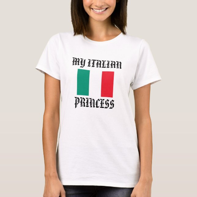 CAMISETA ITALIAN, PRINCESS (Anverso)