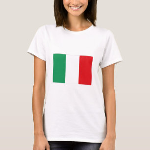 Camiseta italiana de la bandera