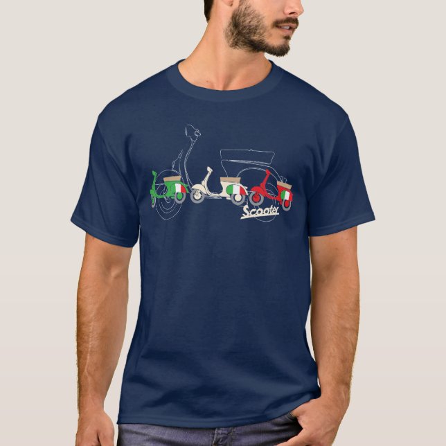 Camiseta italiana de la vespa (Anverso)