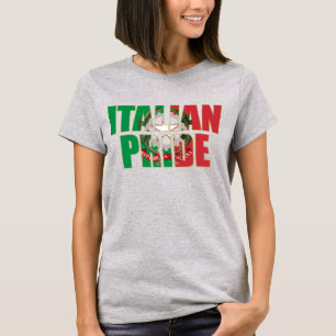 Camiseta italiana del orgullo