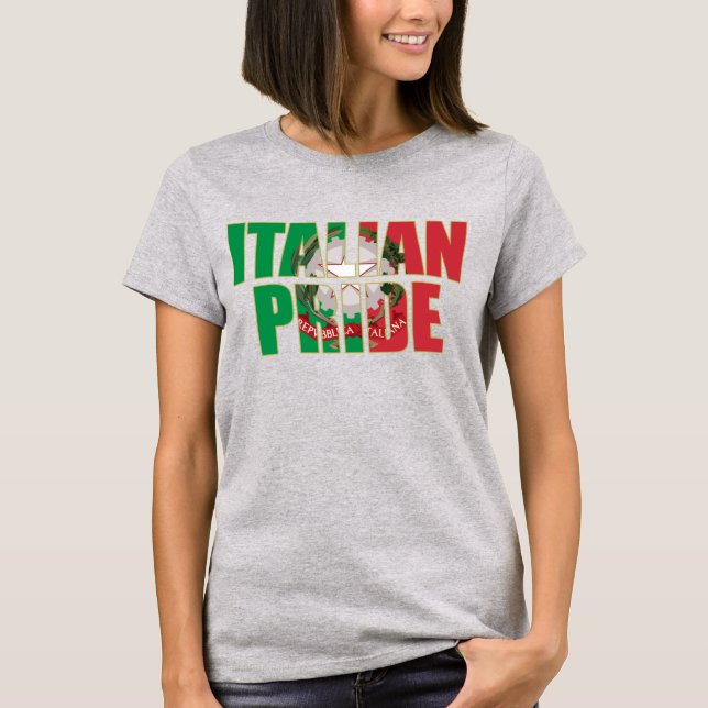 Camiseta italiana del orgullo (Anverso)