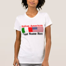 Camiseta italiana-estadounidense