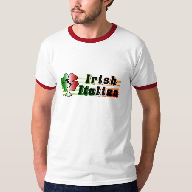 Camiseta italiana irlandesa (Anverso)