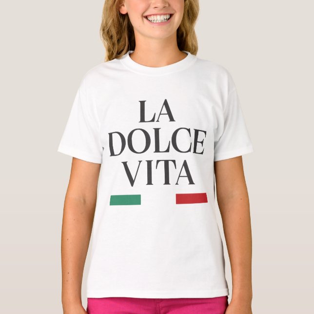 Camiseta italiana La Dolce Vita (Anverso)
