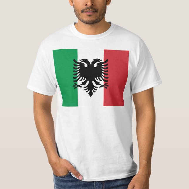 Camiseta Italiano Arberesh, bandera de Italia (Anverso)