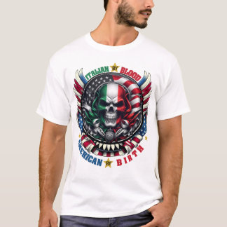 Camiseta Italiano de Blood American por Birth ItalianAmeric