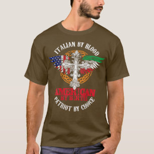 Camiseta Italiano De Blood American Por Nacer Patriot De Ch