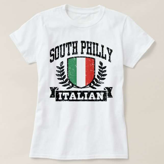 Camiseta Italiano del sur de Filadelfia (Diseño del anverso)