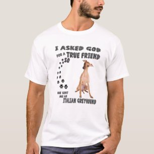 Camiseta Italiano Greyhound Cita A Mamá, Sighthound Dad Art