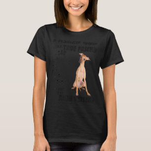 Camiseta Italiano Greyhound Cita A Mamá, Sighthound Dad Art