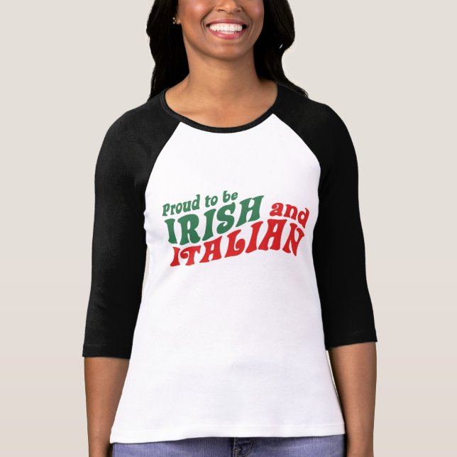 Camiseta Italiano irlandés (Anverso)