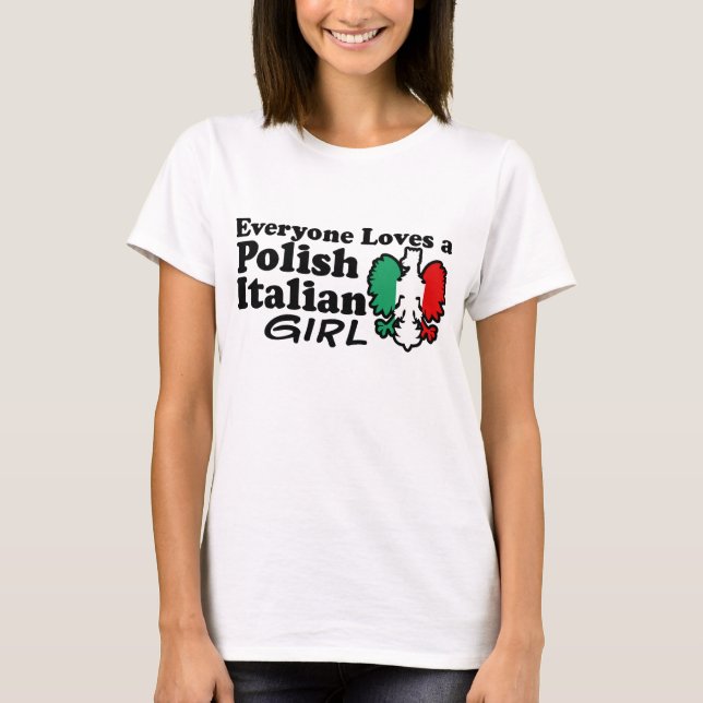 Camiseta Italiano polaco (Anverso)