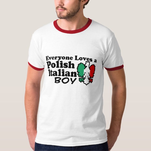 Camiseta Italiano polaco (Anverso)