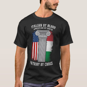 Camiseta Italiano Por Sangre, Estadounidense Por Nacimiento