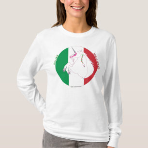 Camiseta Italiano Semental-y unicornio Hanes nano