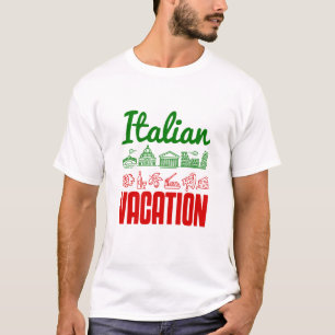 Camiseta Italiano Vacation Italy Trip Travel Souvenir