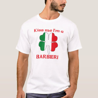 Camiseta Italianos personalizada me besan que soy Barbieri