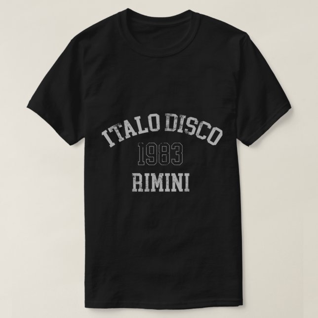 Camiseta Italo Disco (Diseño del anverso)