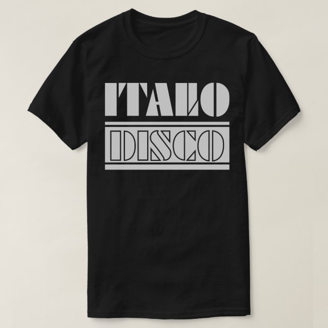 Camiseta ITALO DISCO 90 Música (Diseño del anverso)