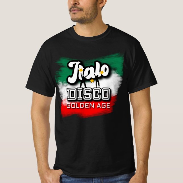 Camiseta Italo disco edad de oro (Anverso)