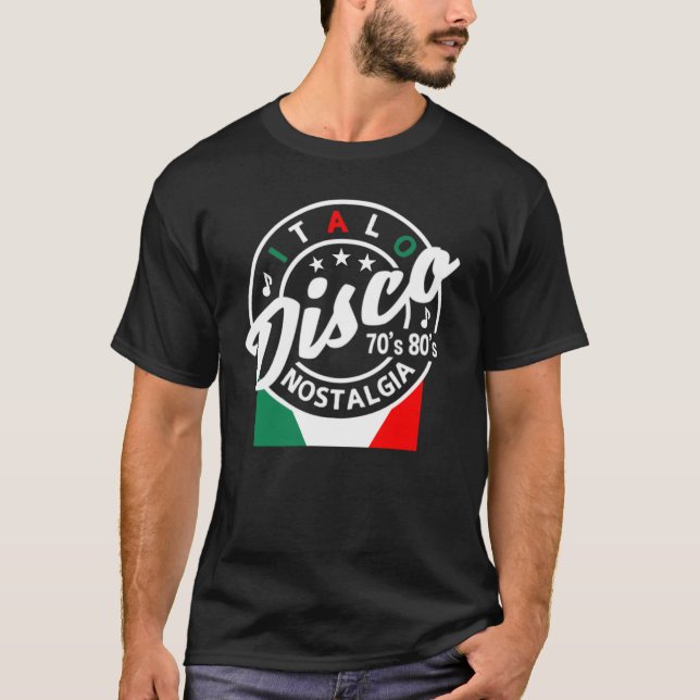 Camiseta Italo Disco Nostalgia (Anverso)